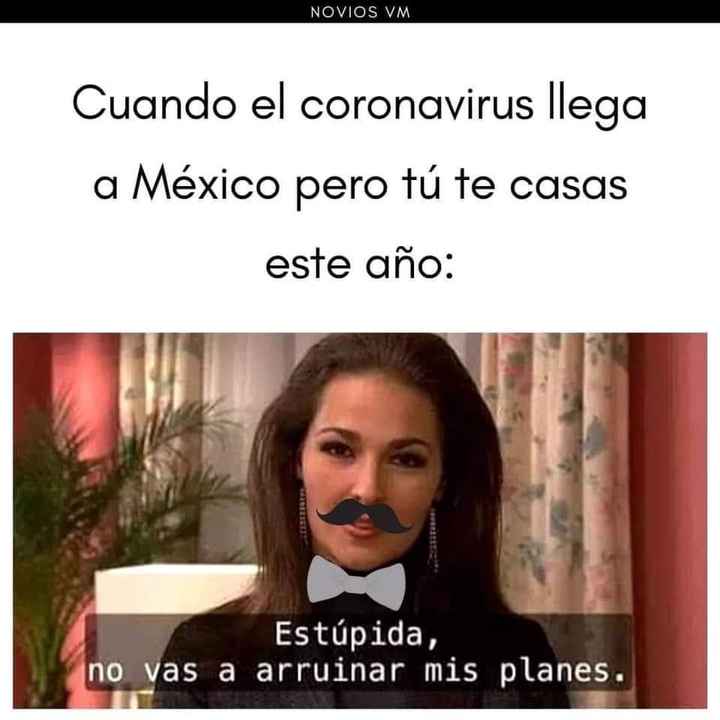 Cuántas preocupadas por la entrada del Coronavirus en nuestro año de boda 🙋🏽‍♀️🤭 - 1