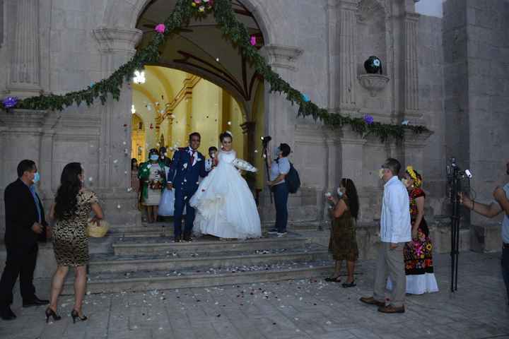 Nuestra Boda Religiosa se hizo posible después de esperarla un año💒❤️ - 3