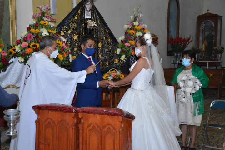 Nuestra Boda Religiosa se hizo posible después de esperarla un año💒❤️ - 5