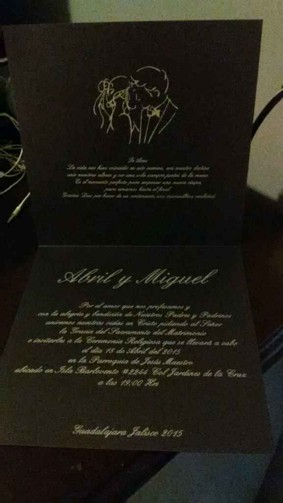 Mis invitaciones :( - 2