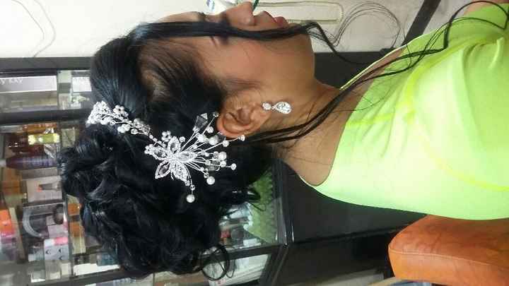 Mi prueba de maquillaje y peinado - 3