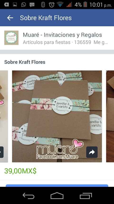 Dilema con las invitaciones de boda - 1