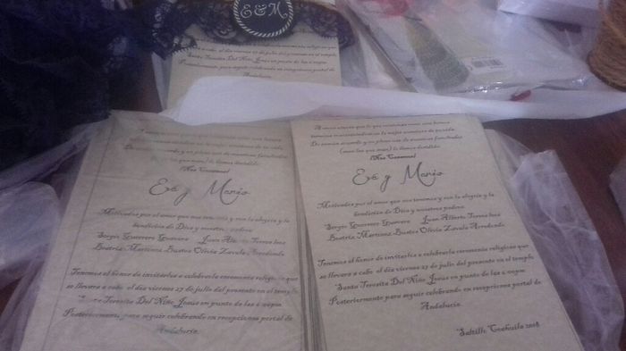 Nuestras invitaciones ♡ (diy) - 4