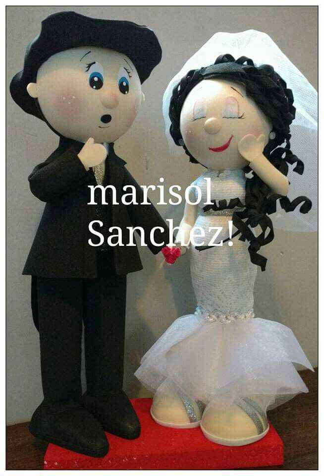 Los "monitos" para pastel personalizados (caketopper) - 2