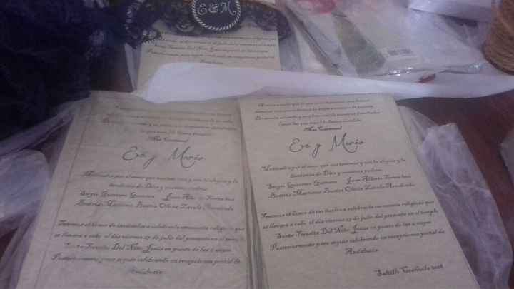 Nuestras invitaciones ♡ (diy) - 4