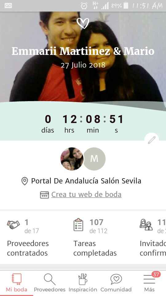 Mi contador a solo Horas...♡♡ - 1