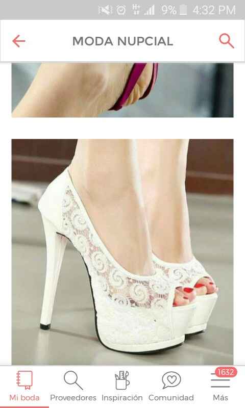 Que tipo de zapatos usarán? - 1