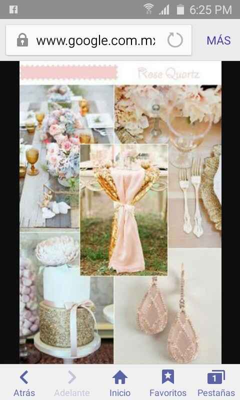 Combinación de colores en café y rosa - 1