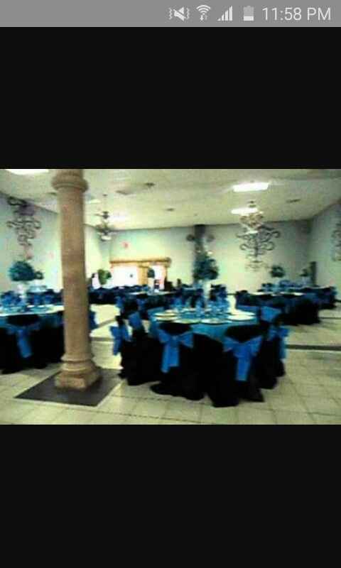 Combinaciones en negro y azul rey - 1