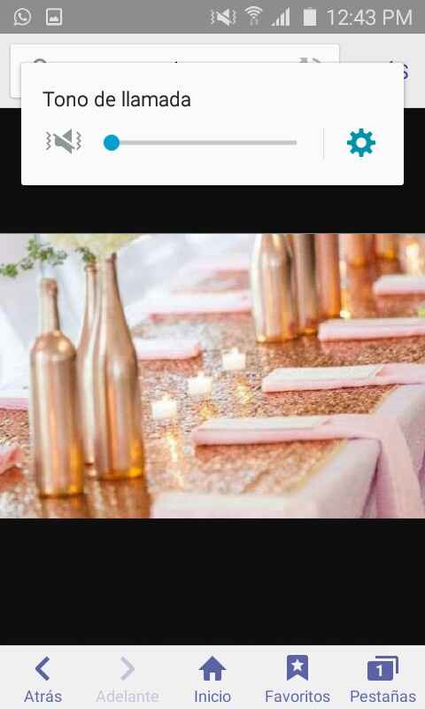 Combinaciones de colores en rosa palo y dorado - 9