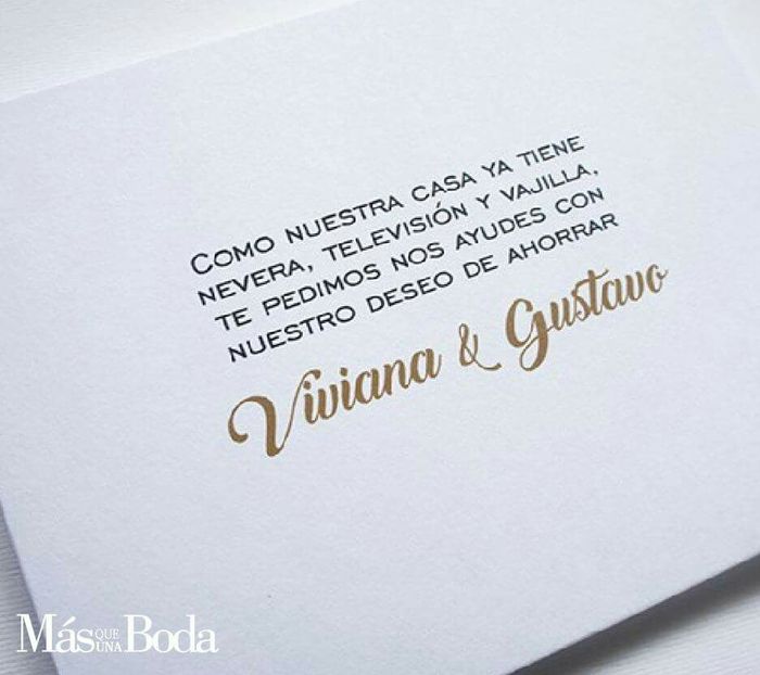 Ideas para pedir regalos en efectivo - 3