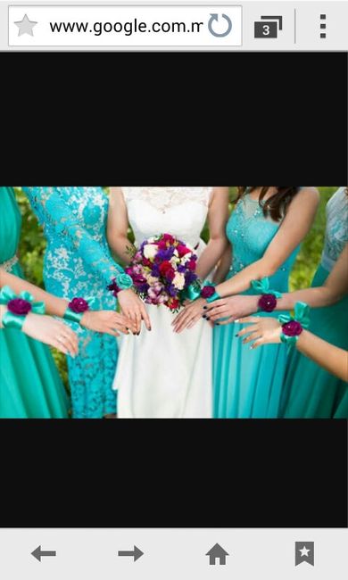 Qué color de vestido usarán sus damas???? - 1