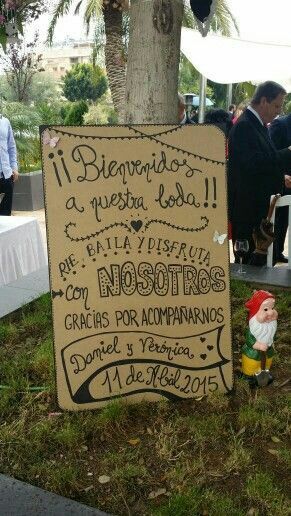 Textos perfectos para los carteles de bienvenida - 1