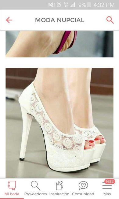 Que tipo de zapatos usarán? - 1