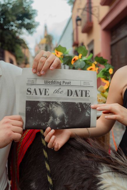 Fotografía de save the date 3