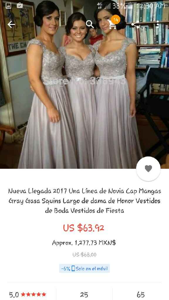 Hola, ideas para los vestidos de las damas. - 3