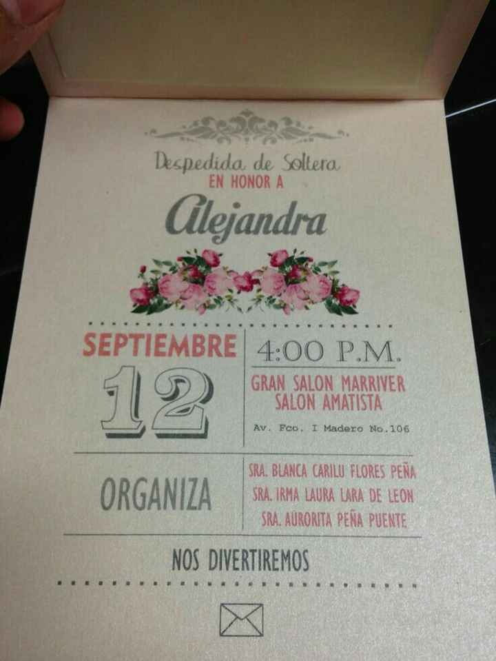 Invitaciones de despedida - 2