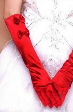  Guantes de novia en rojo - 3
