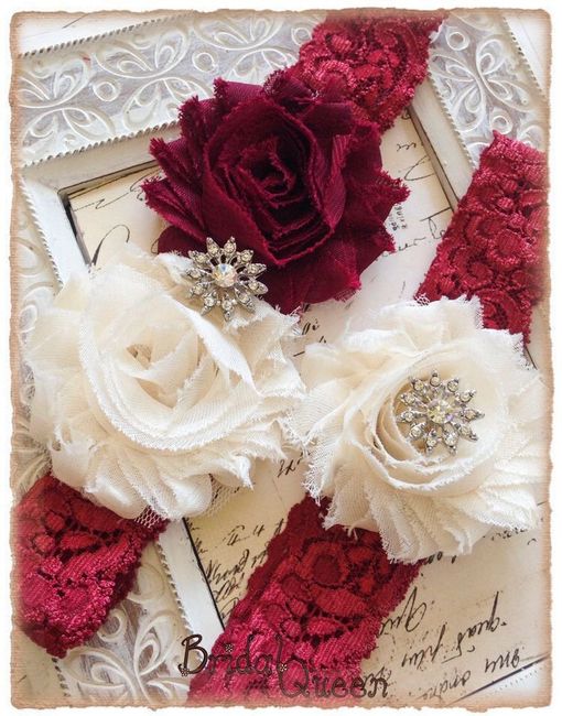  Ligas de novia en rojo - 3