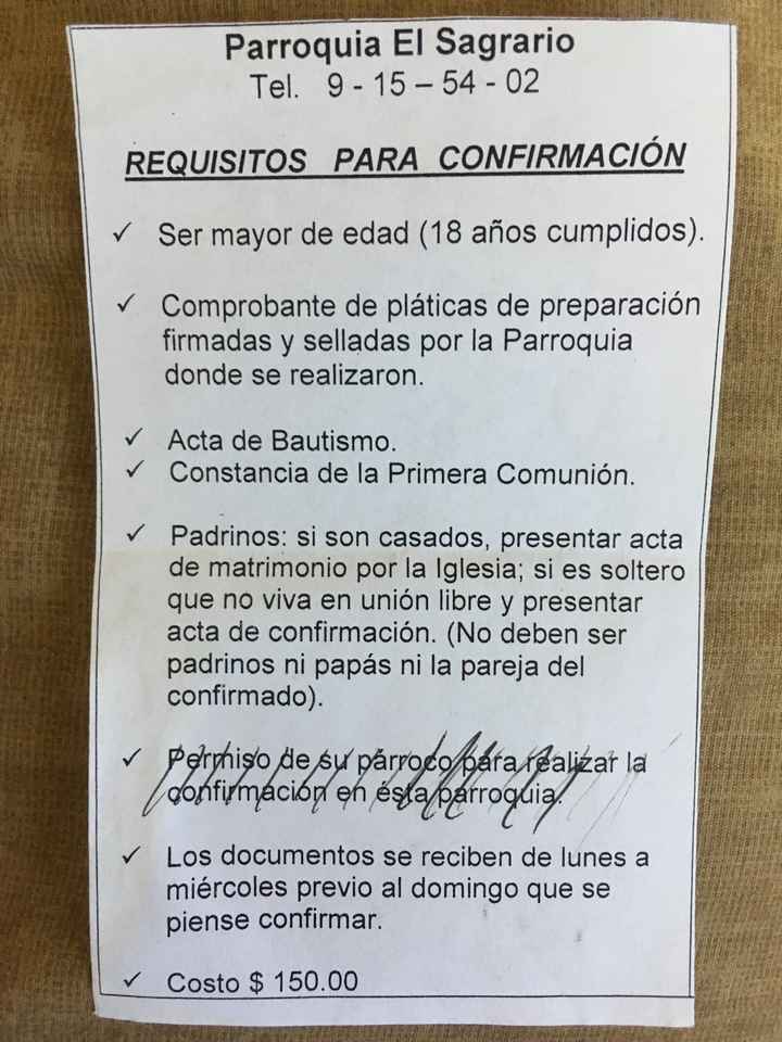 Platicas para la confirmación - 1