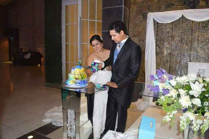 Boda en tonalidades pavorreal - 1