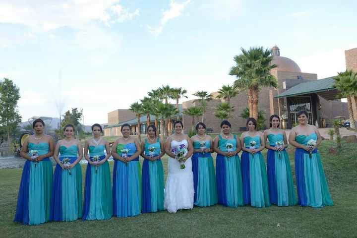 Boda en tonalidades pavorreal - 2