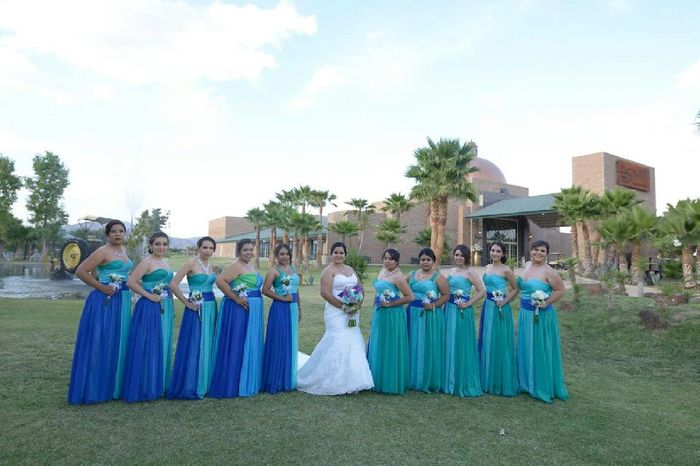 Boda en tonalidades pavorreal - 3