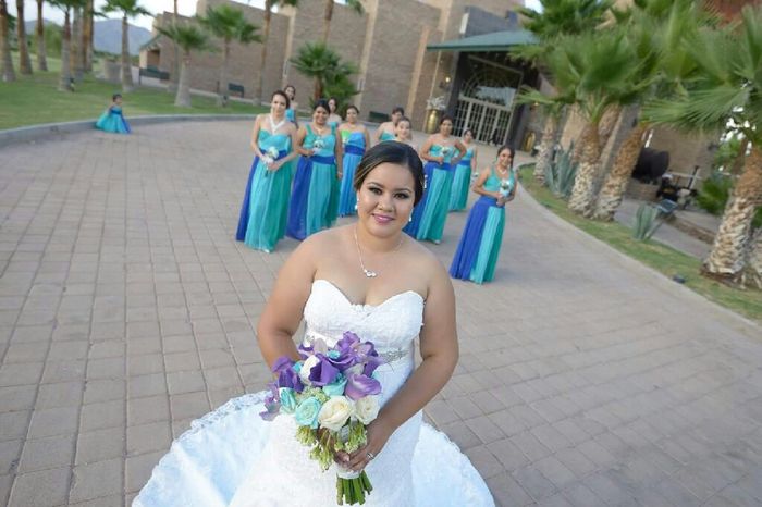 Boda en tonalidades pavorreal - 4