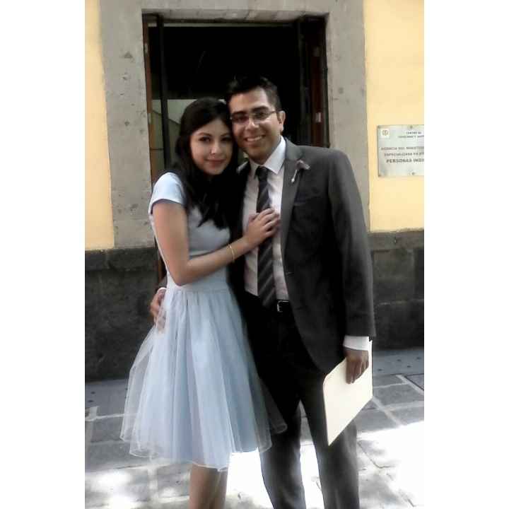 Recien casados (boda civil) - 2