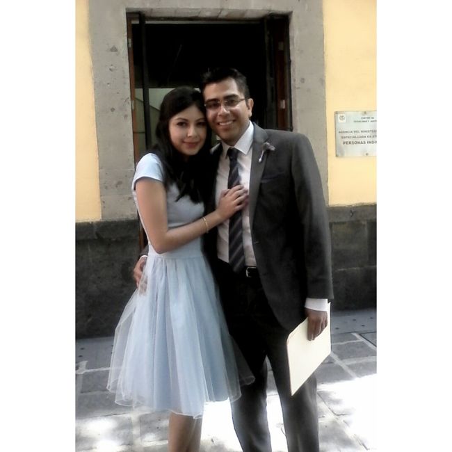 Recien casados (boda civil) - 2