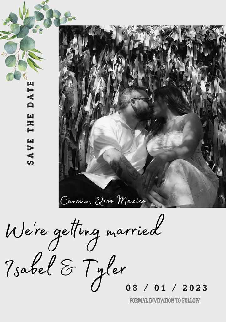 ¿Tendrás Save the date? 📸💍 - 1