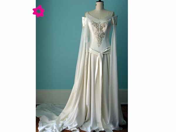 El hermoso vestido