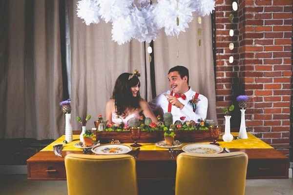 La mesa de los novios