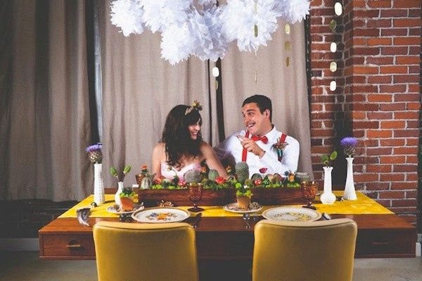 La mesa de los novios