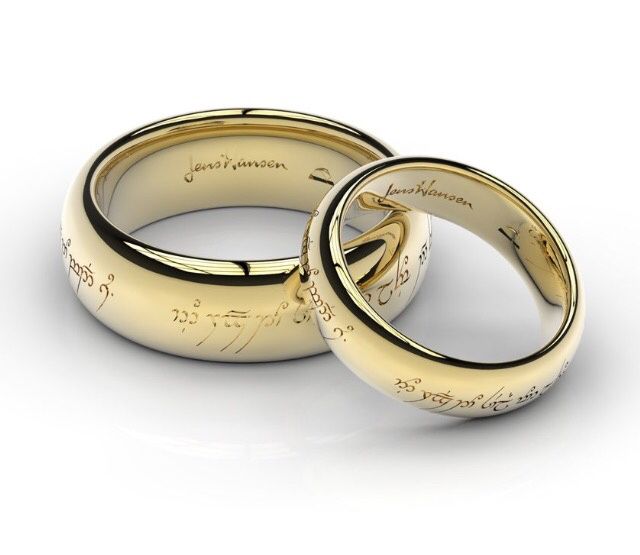 El grabado para tus anillos sería... - 1