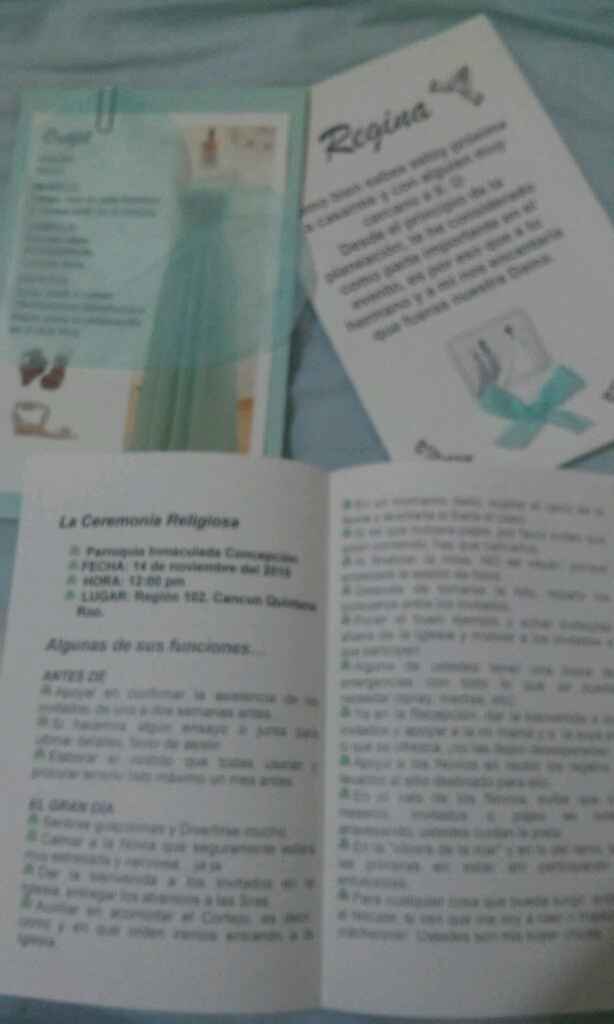 Invitaciones damas-cuñadas - 2