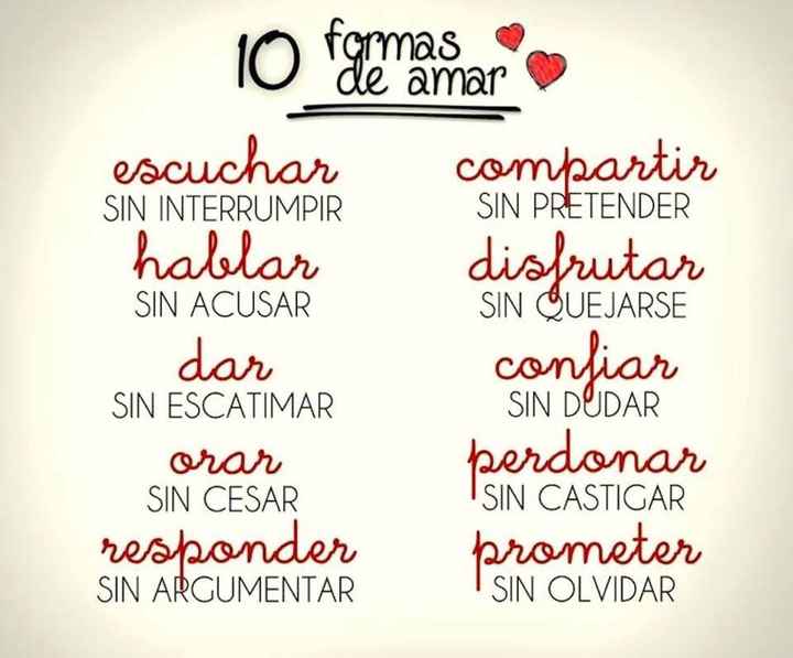 Formas de amor