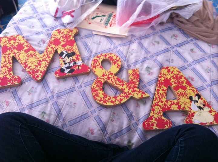Letras para mesa de dulces - 1