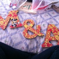 Letras para mesa de dulces - 1