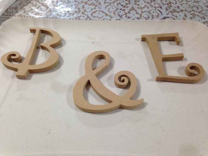 Letras para mesa principal - 1