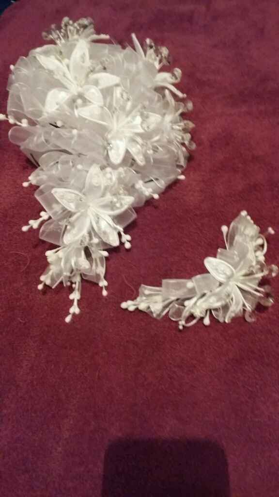 A 62 días les presento mi ramo y mi tocado - 1