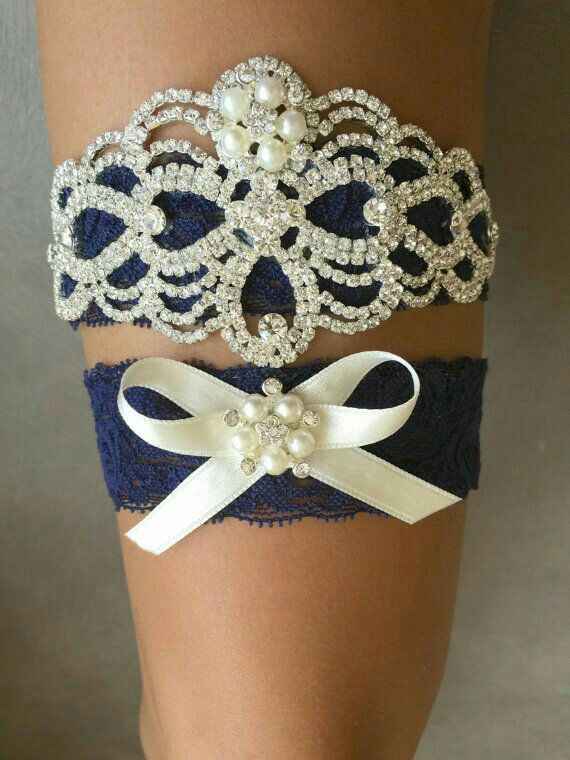 Combinaciones en colores azul y dorado - 8