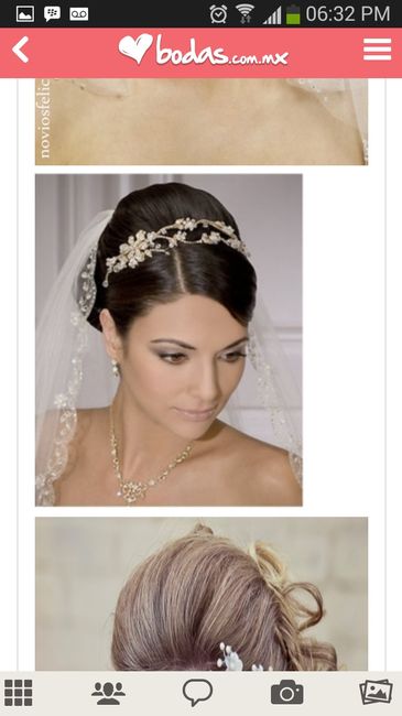 No se que elegir Tiara o tocado para mi peinado!!!! - 1
