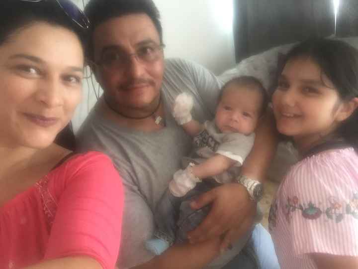 mi pequeño sobrinito., mi hija hermosa y nosotros...