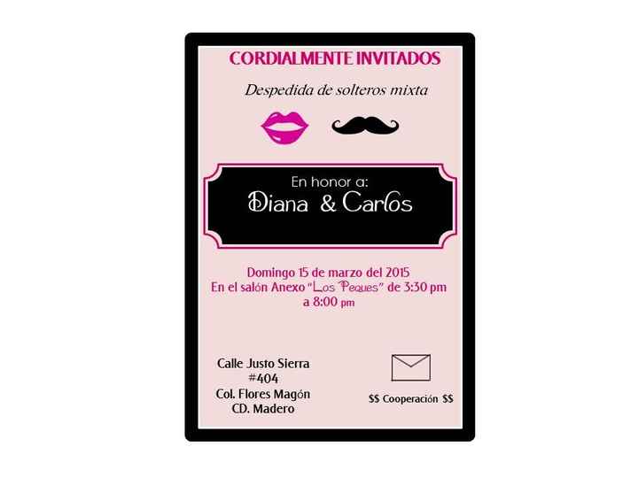 Poner o no cantidad ???? (invitaciones despedida) - 1
