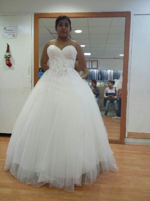 Mi vestido...!  por fin - 1