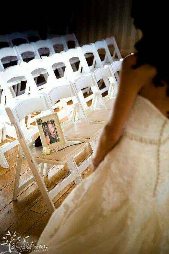 Y si falleció un familiar antes de la boda? - 1