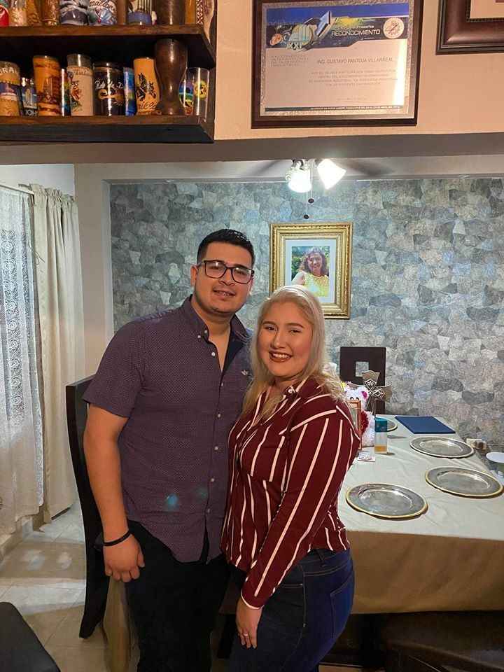 Mi ahora esposo.