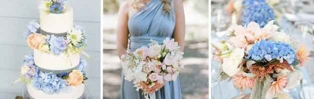 Pastel combinado, dama, centro de mesa