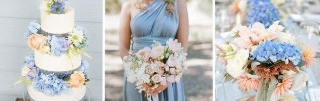 Pastel combinado, dama, centro de mesa